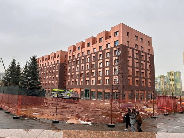 Продолжается строительство кампуса. Рассказываем про гостиницы для студентов и преподавателей